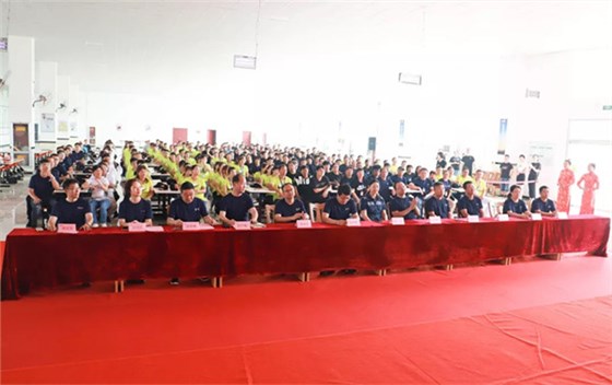 平度乐鱼leyu（中国）食品有限公司熟食车间顺利投产暨全体员工动员大会顺利召开！