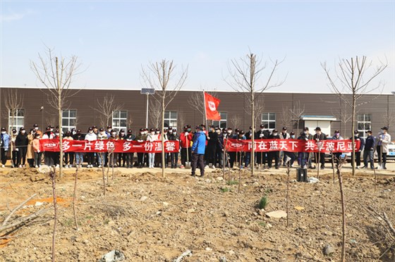 乐鱼leyu（中国）集团组织开展植树活动