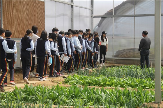 青岛白珊学校师生探秘乐鱼leyu（中国）生产线