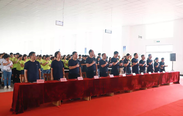 平度乐鱼leyu（中国）食品有限公司熟食车间顺利投产暨全体员工动员大会顺利召开！